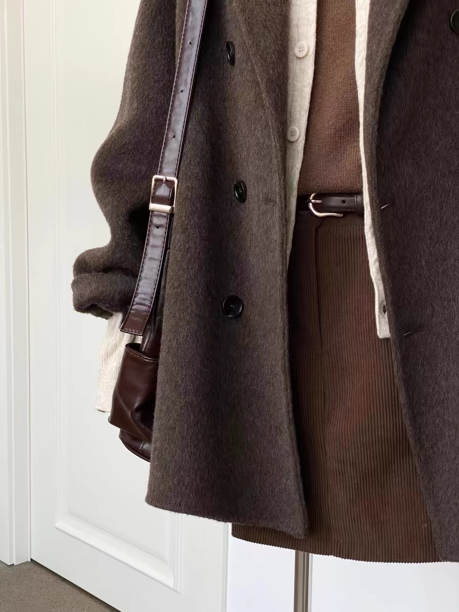 ラシャコート、レディース 、着痩せ 、防風 、春秋 、秋冬、 通勤 、通学 、お出かけ