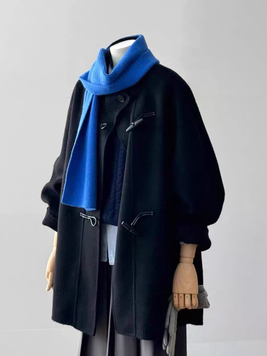 ラシャコート、レディース 、着痩せ 、防風 、春秋、秋冬、 通勤 、通学 、お出かけ