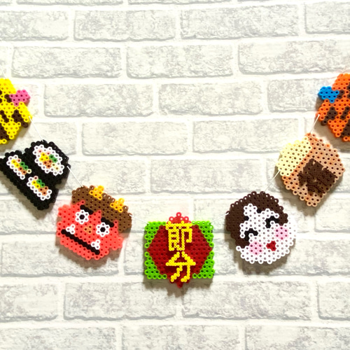 節分のガーランドA ガーランド fun time877 通販 18746200｜Creema