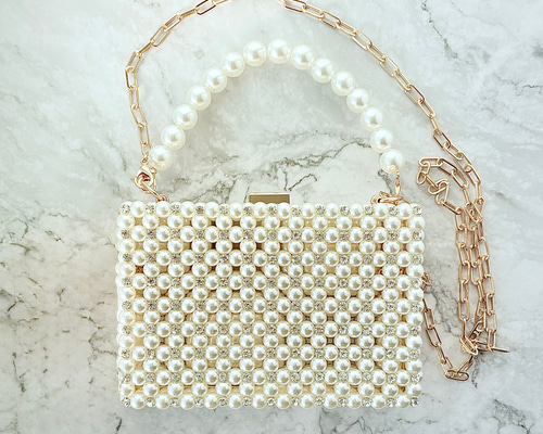 FOXEY バッグ　美品　シルク　結婚式　パーティ　キラキラ　ビジュー バッグ – FOXEY 公式オンラインブティック