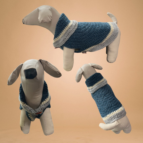 犬服完成品⭐︎胴回り38cm カーディガン⭐︎セーター⭐︎ポンチョ