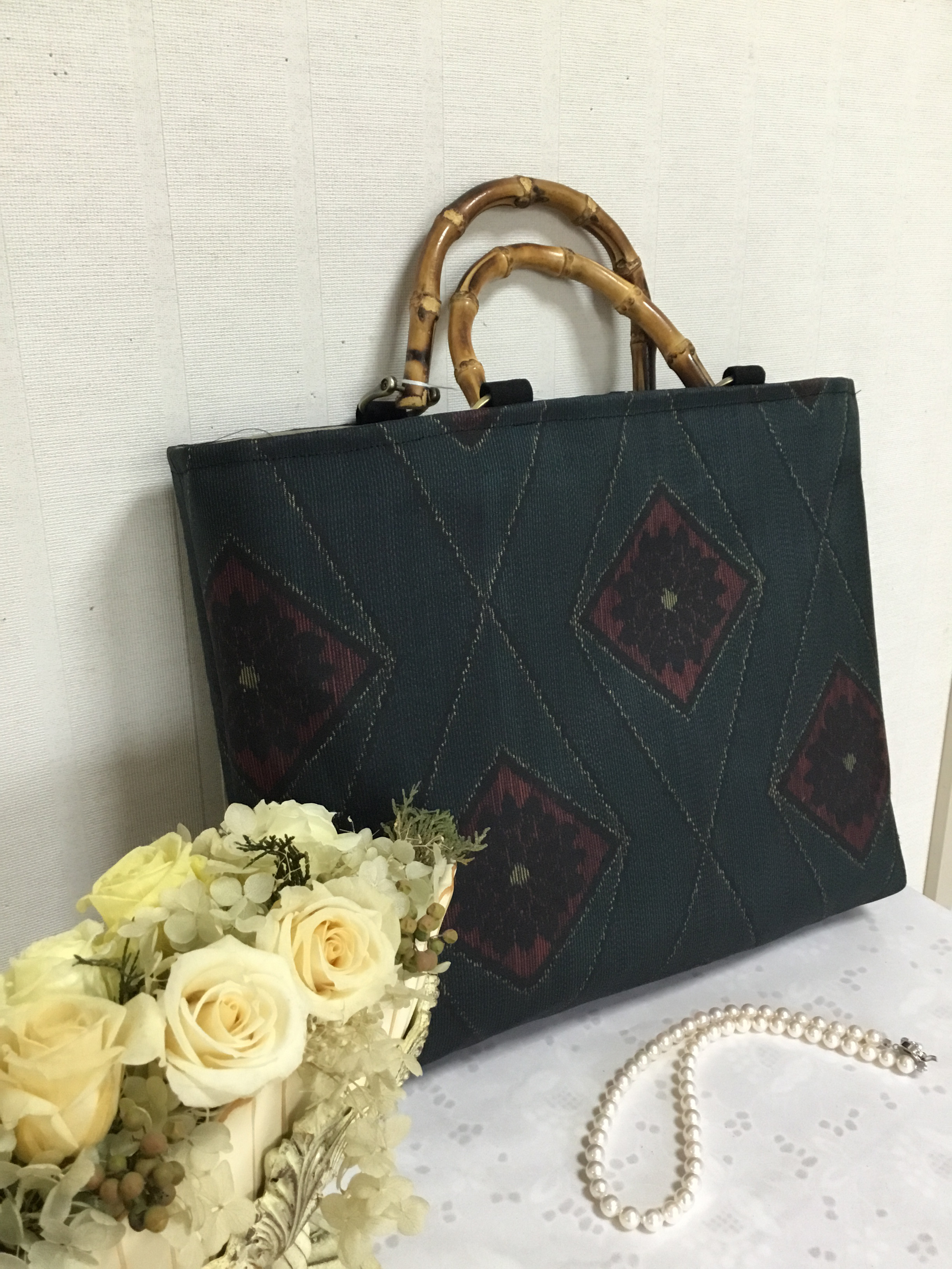 花ぷらら・オリジナル・洋服でも着物でも使える・ハンドメイド