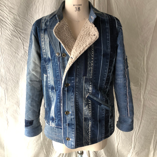 スード　裏ボアデニムジャケット　su_do denim jacket 裏ボア スード 裏ボアデニムジャケット su_do denim jacket 裏ボア