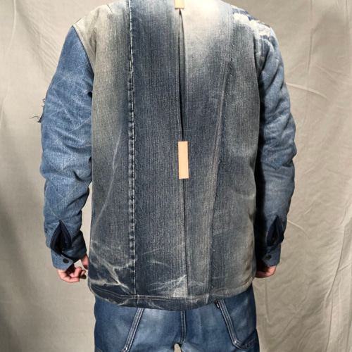 スード　裏ボアデニムジャケット　su_do denim jacket 裏ボア 楽天市場】裏ボアデニムジャケット Gジャン デニムジャケット フル
