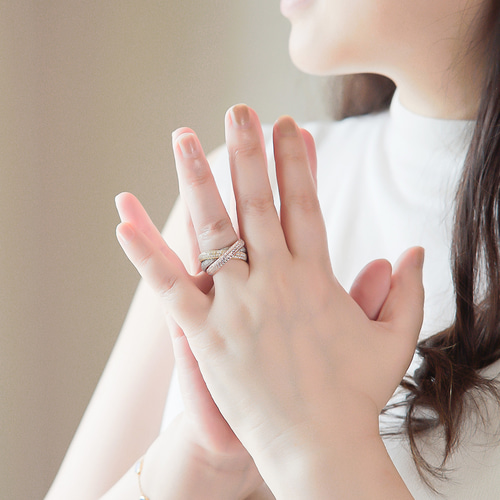 トリニティ・エタニティリング R18H241124-W（4週間発送） トリニティ・エタニティリング R18H241124-W（4週間発送