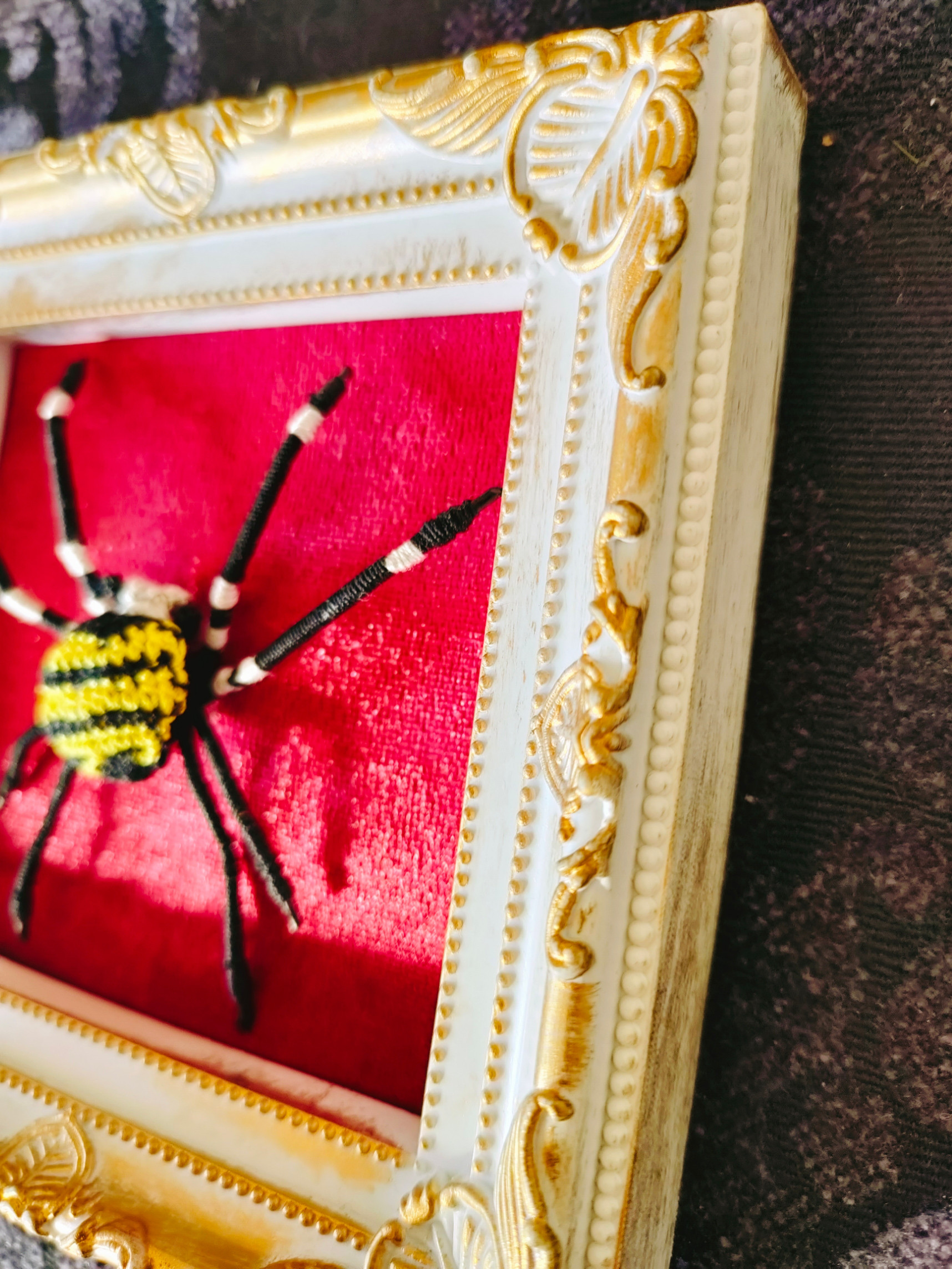 コガネグモのアートフレーム