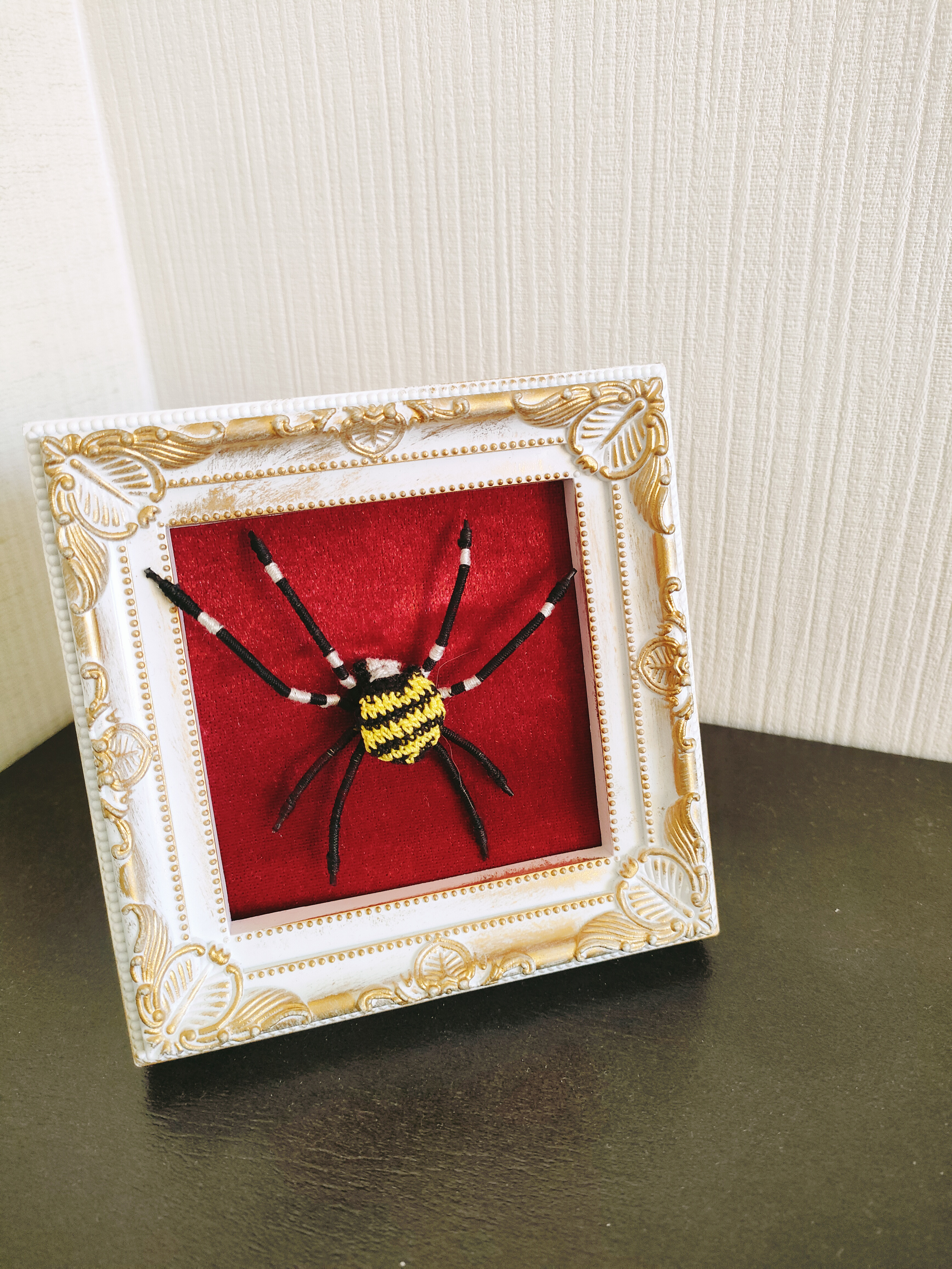 コガネグモのアートフレーム