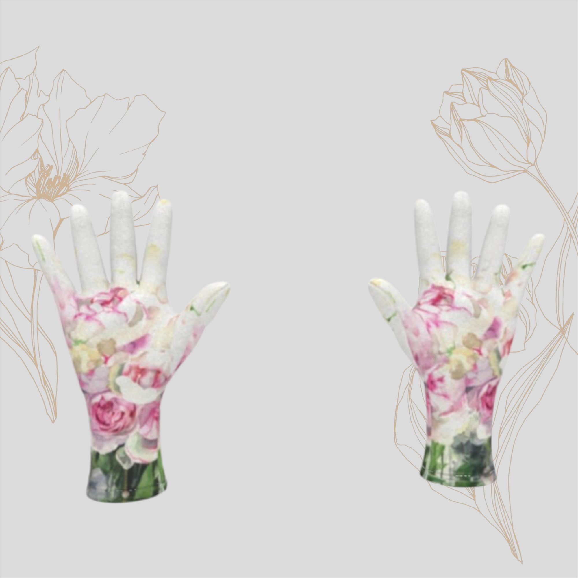 ピンクイブピァジェ　フリース手袋