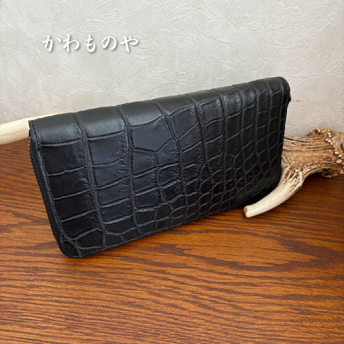 専用【新品同様】革物工房大輔 クロコダイル ロングウォレット 【公式