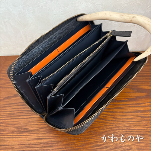 本革 クロコダイル（ワニ革）ラウンドファスナー長財布 ロング