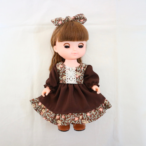 26cmドール服 ぬいぐるみ服 クラシカルワンピース ソランちゃん レミン