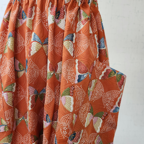 着物リメイク ワイドパンツ キュロット・ワイドパンツ hiro 通販