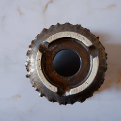 3.5号燻し金彩羽衣鉢780　塊根植物　多肉植物　盆栽　植木鉢　作家鉢　沖縄 7枚目の画像