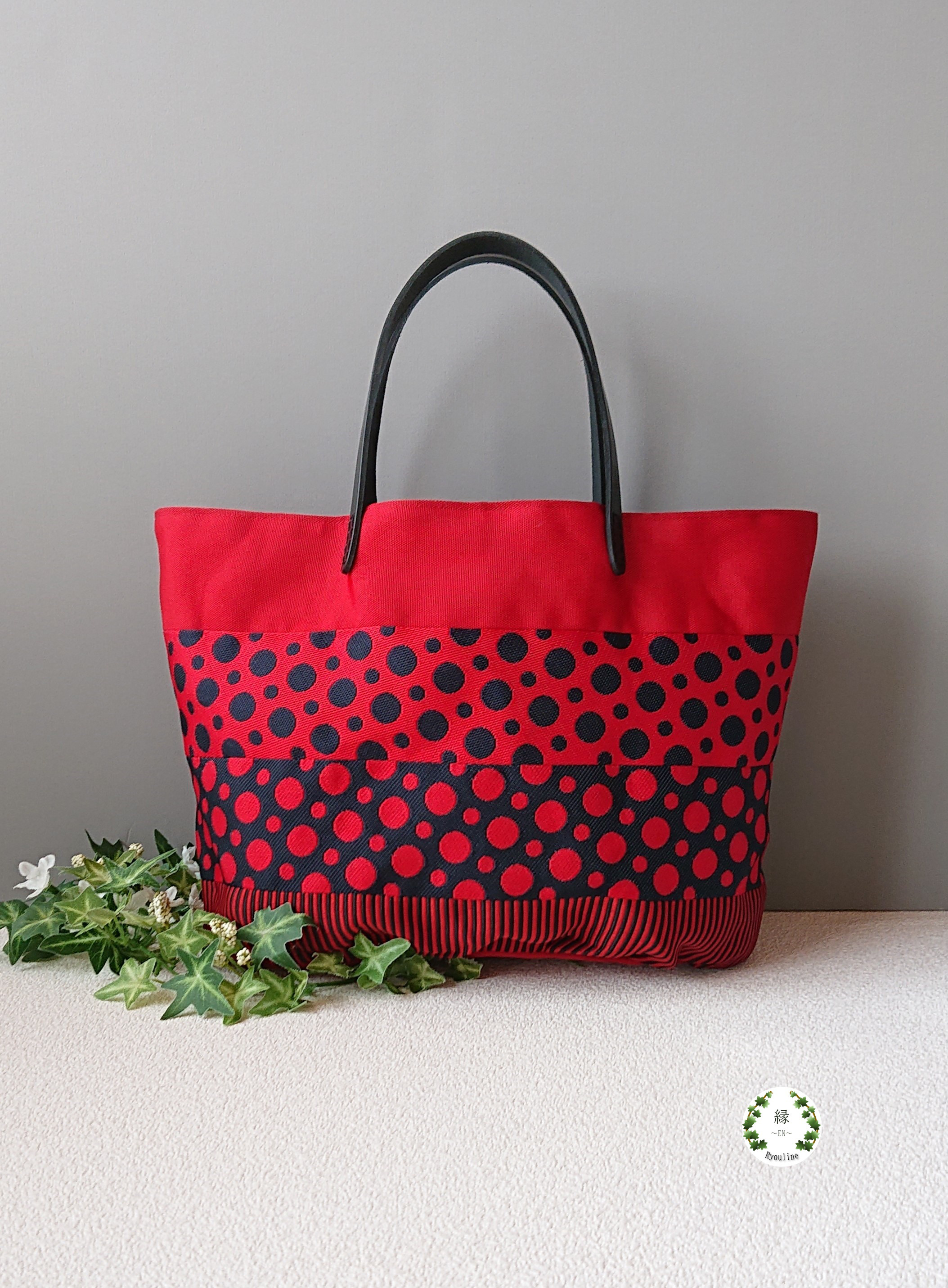 【受注製作】新色・畳縁のお散歩サイズのトートバッグ