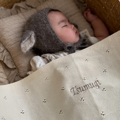 ❁お名前入りblanket❁ ブランケット おくるみ 新生児 出産祝い 出産