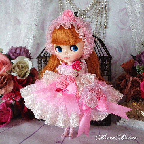 ロリータロマンス 薔薇の花園に舞い降りた天使 オーバーフリルドールドレス豪華４P ロリータロマンス 秘密の花園に舞い降りた天使 ロマンスフリル