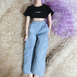 3点セット へそ出し パンツ Tシャツ ハンドメイド 服 ズボン