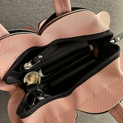 幾何学的なお花のキャンディーバッグ　6522PINK 5枚目の画像