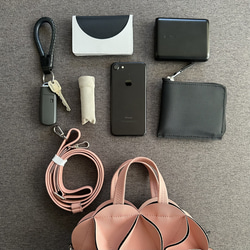 幾何学的なお花のキャンディーバッグ　6522PINK 4枚目の画像