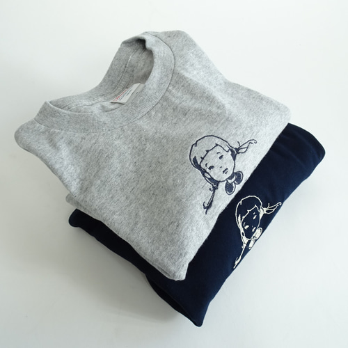 YOKE | PRINTED REGULAR COLLAR SHIRT(CHARCOAL) | プリントレギュラー 