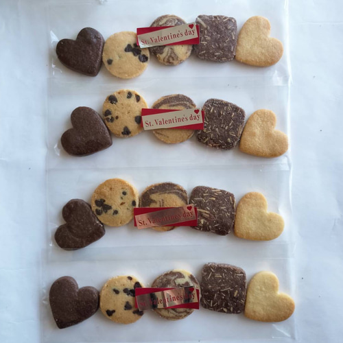 手作りクッキー、バレンタイン限定チョコクッキー クッキー 手作りクッキー、バレンタイン限定チョコクッキー クッキー