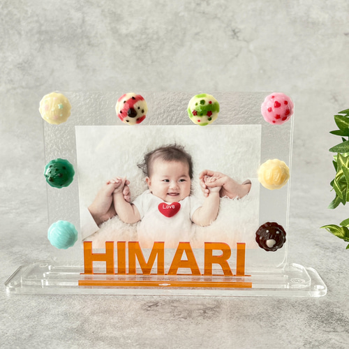 名入れ】 うるつやマグネット「溶けないアイス」 アクリルフォト