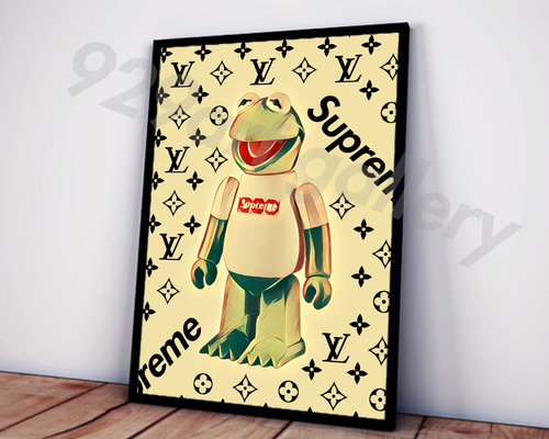 SUPREME type☆オマージュアートインテリアポスター＃73☆シュプリーム
