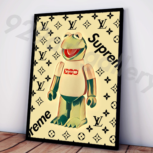 SUPREME type☆オマージュアートインテリアポスター＃73☆シュプリーム