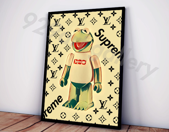 SUPREME type☆オマージュアートインテリアポスター＃73☆シュプリーム