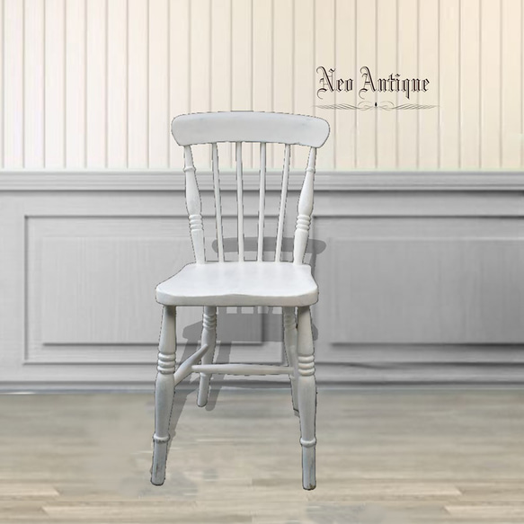 シャビーシックなカントリーチェア 椅子（チェアー）・スツール