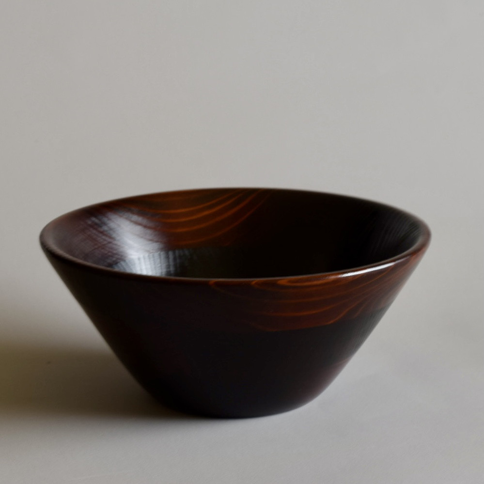 山武杉　サラダボウル漆塗り
