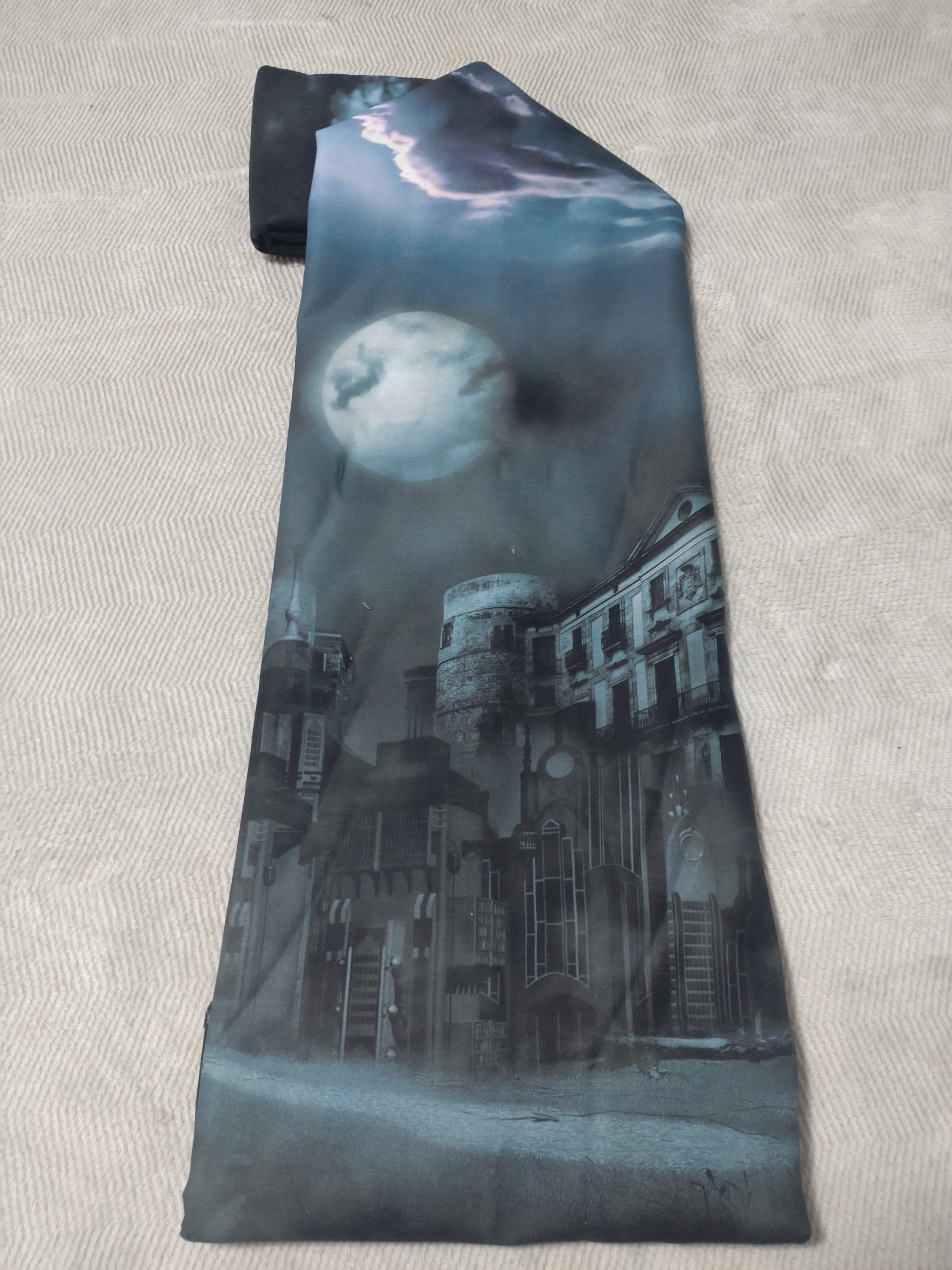 月と城柄 名古屋帯【セミオーダー】