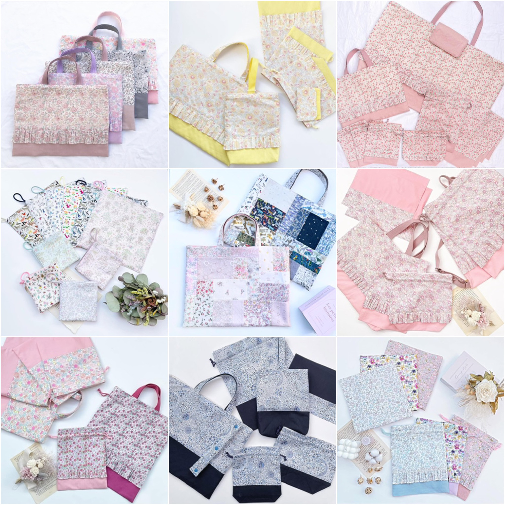 リバティ　入園入学グッズ　絵本バッグ　レッスンバッグ　上靴袋　ランチョンマット 防災頭巾カバー　お弁当袋