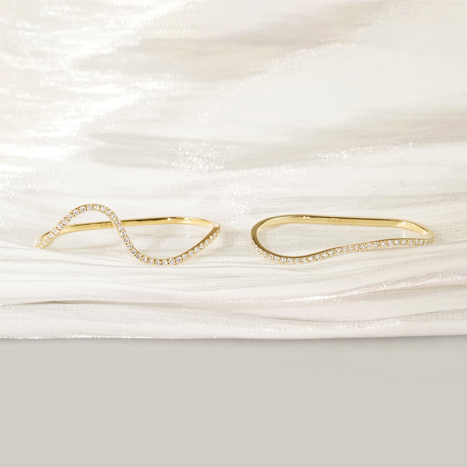 ダブルフィンガーエタニティリング J-241130/J-R241130（3週間発送）