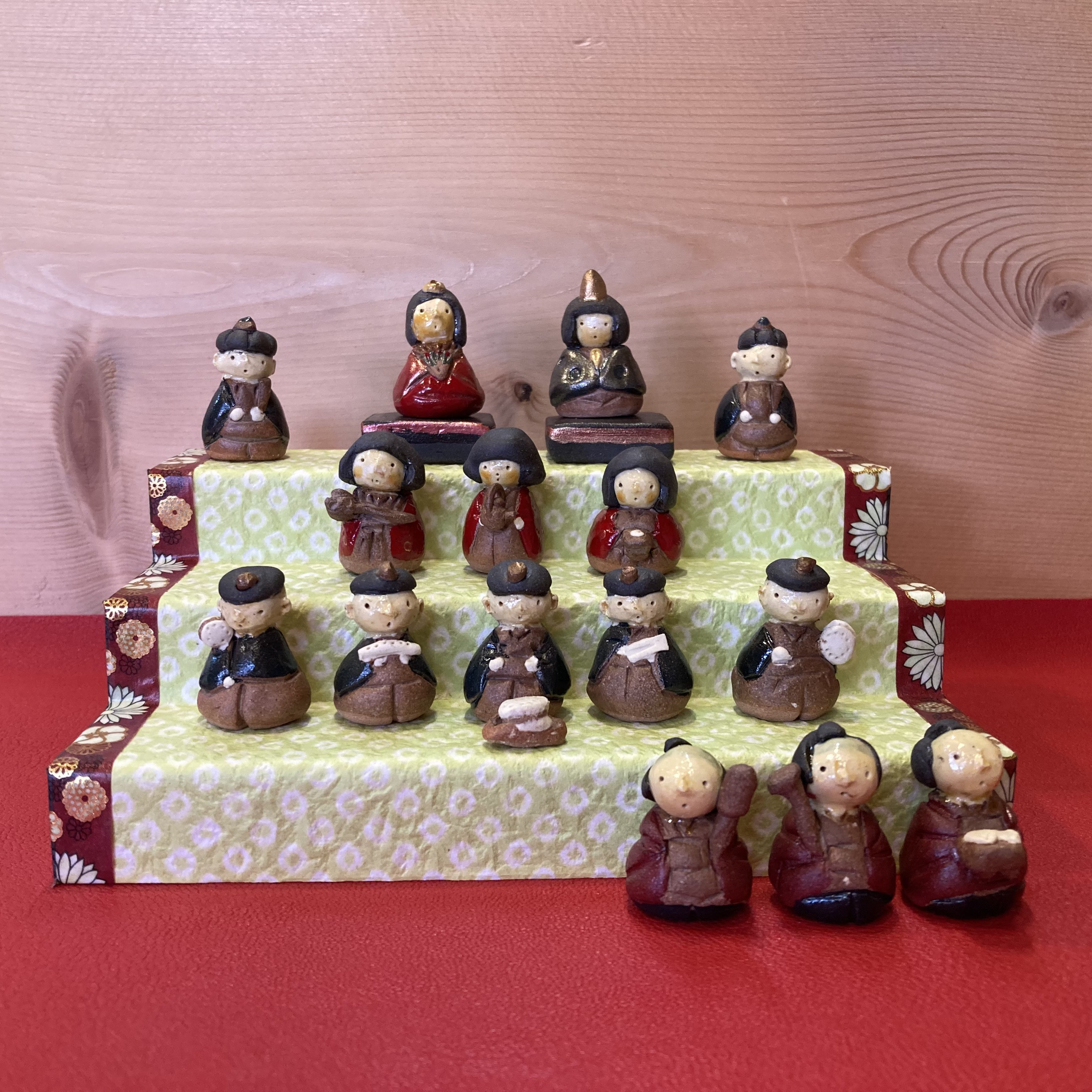 ミニ雛人形15人