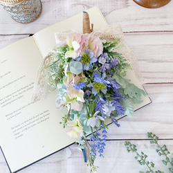 専用＊ミニバラとスイートピー　フェイクスワッグ e6f2563c1fbf7ecbcb682fd8b9a134