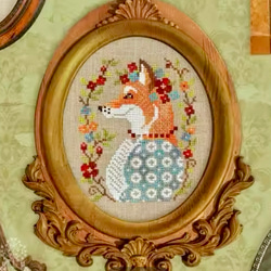 ハンドメイド刺繍 レトロアニマルクロス·͜· ♡ ハンドメイド刺繍 レトロアニマルクロス·͜· ♡ インテリア・生活道具