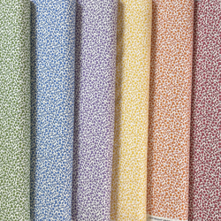 USAコットン　30’s サーティーズ復刻布　Aunt Grace Garden Variety　イエロー　MB167 4枚目の画像