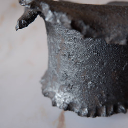 3号窯変黒幽霊鉢793　塊根植物　多肉植物　盆栽　植木鉢　作家鉢　沖縄 2枚目の画像