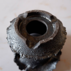 3号窯変黒幽霊鉢793　塊根植物　多肉植物　盆栽　植木鉢　作家鉢　沖縄 6枚目の画像