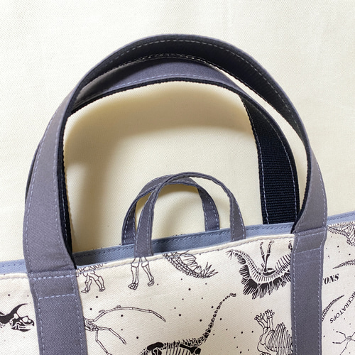 送料無料】 恐竜柄 ダイナソー柄 レッスンバッグ 上履き入れ お着替え