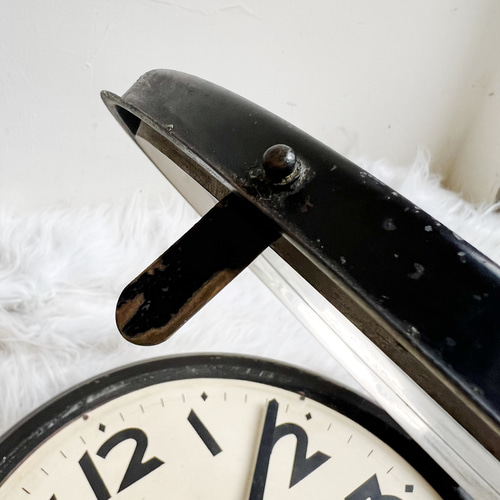 1949's 昭和24年AICHITOKEI 木製圓形發條掛鐘壁鐘時鐘・鬧鐘・掛鐘河水