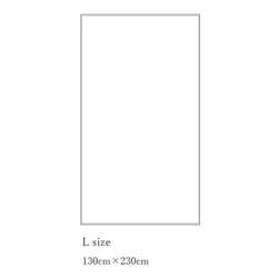 薄くて透けにくいリネンのクリップ留めカーテン（Lサイズ　130×230cm）　目隠し　間仕切　のれん 18枚目の画像