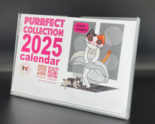 2025年 三毛猫カレンダー カレンダー あかねこ 通販 18754777｜Creema