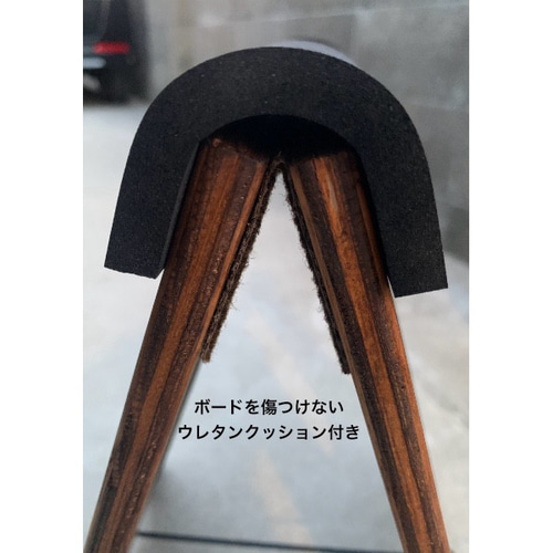 NEW ハンドメイド　ボードベッド ブラウン　サーフボードスタンド NEW ハンドメイド ボードベッド ブラウン サーフボードスタンド