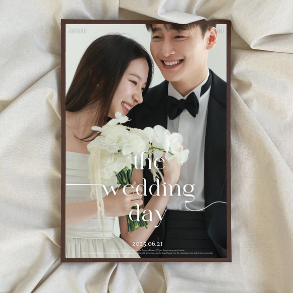 最短翌日納品！かぶらない韓国風ウェルカムボード制作 6枚目の画像