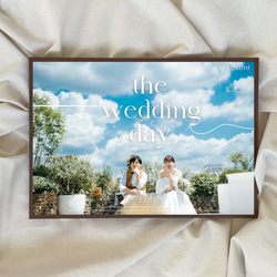 最短翌日納品！かぶらない韓国風ウェルカムボード制作 4枚目の画像