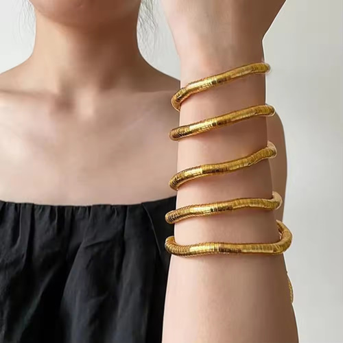 2025最新ファッションスネークチェーンネックレス自由自在デザイン