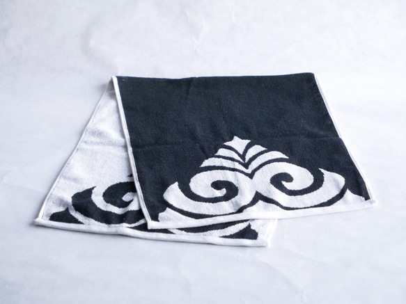 アイヌ文様 今治フェイスタオル 【関根真紀 デザイン】 その他雑貨