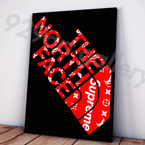 NORTH FACE type☆オマージュアートインテリアポスター＃77☆ノース